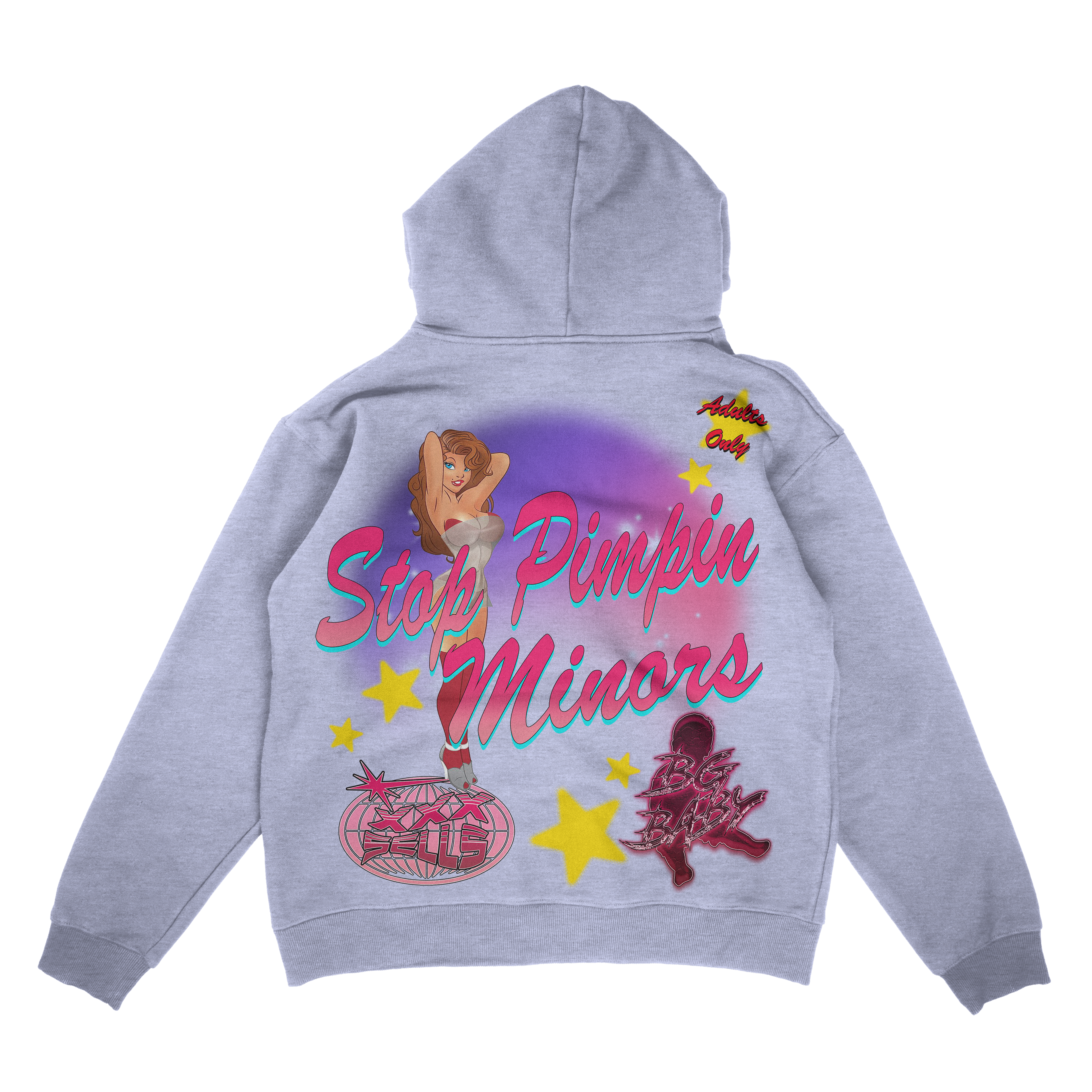 Sexxx Sells X Bg Baby S.P.M. Pullover Hoodie